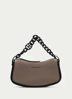 Online Bolso De Hombro Taupe Mujer Bolso De Hombro