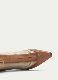 Clearance Botin Dalia Apricot Marfil Mujer Botin