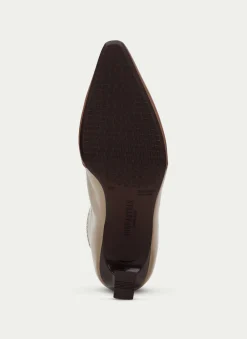 Clearance Botin Dalia Apricot Marfil Mujer Botin