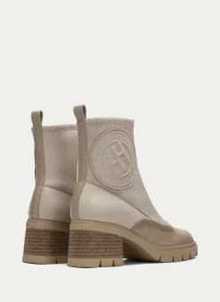 Clearance Botin Everest Marfil Mujer Botin