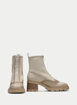 Clearance Botin Everest Marfil Mujer Botin