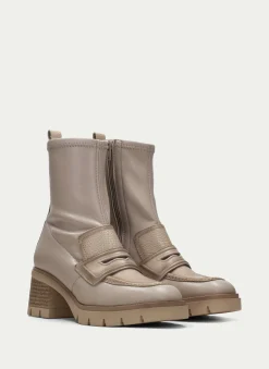 Fashion Botin Everest Marfil Mujer Botin