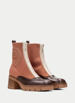 Hot Botin Everest Marron Apricot Mujer Botin