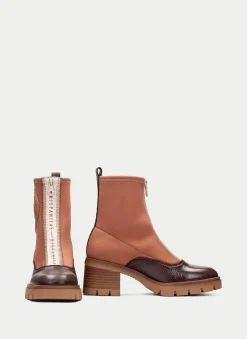 Hot Botin Everest Marron Apricot Mujer Botin