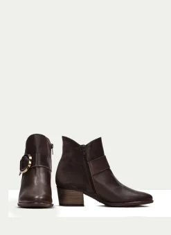 Hot Botin Madeira Marron Mujer Botin