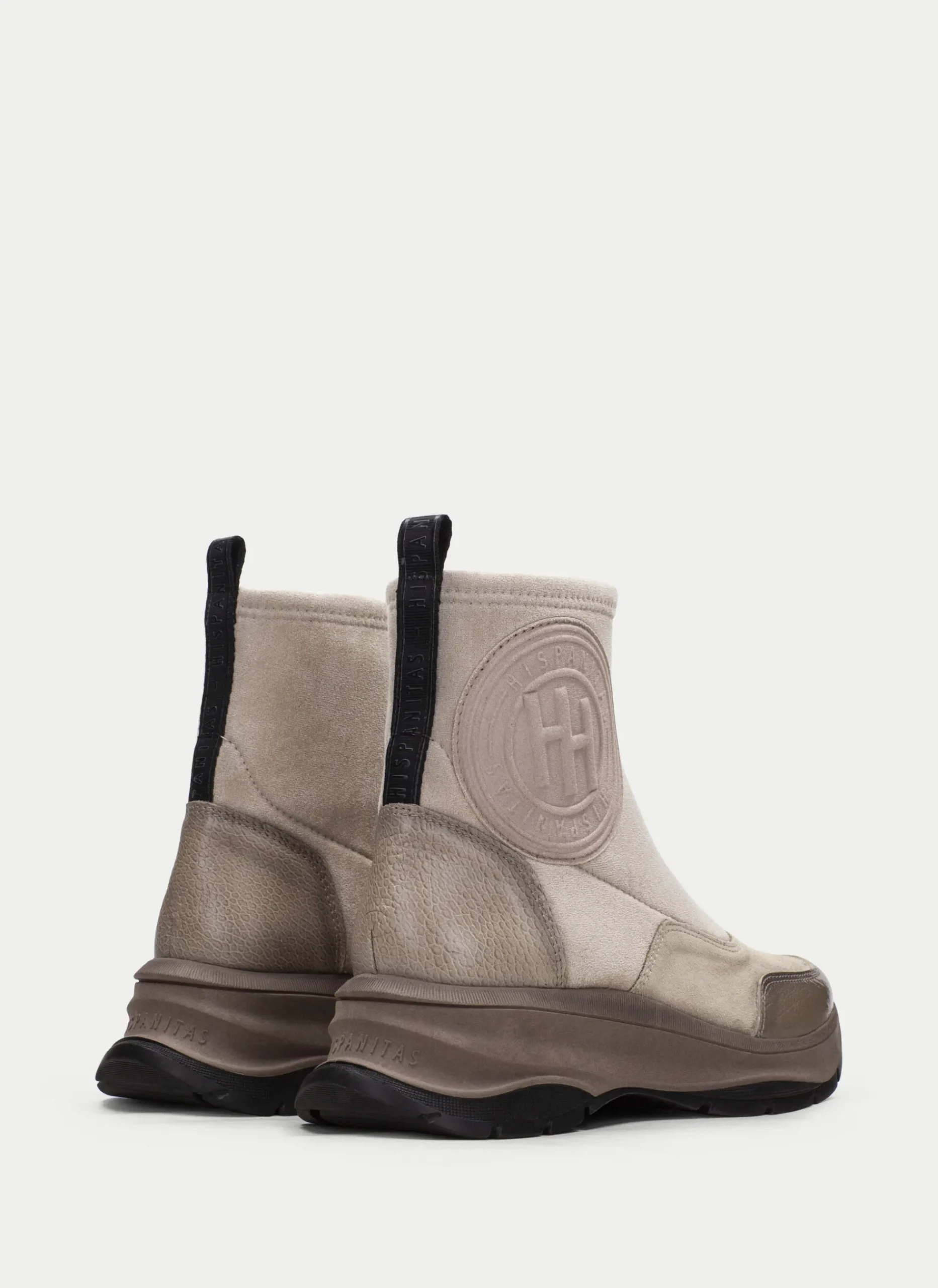 Best Sale Botin Sport Alaska Taupe Marfil Mujer Botin Sport