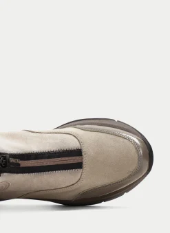 Best Sale Botin Sport Alaska Taupe Marfil Mujer Botin Sport