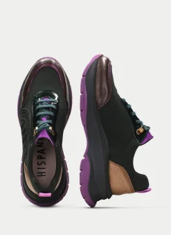 Outlet Deportivo Alaska Forest Marron Magenta Mujer Deportivos