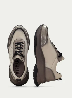 Shop Deportivo Alaska Taupe Marfil Mujer Deportivos