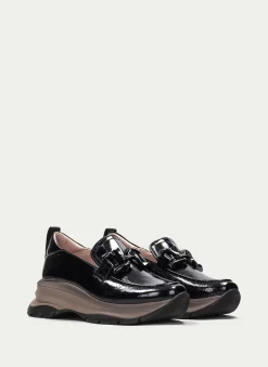 Fashion Mocasin Alaska Negro Mujer Mocasines