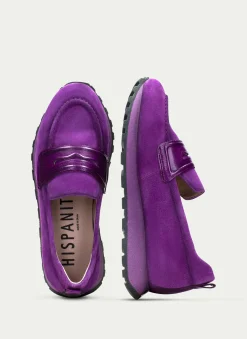 Hot Mocasin Loira Magenta Mujer Mocasines