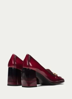 Online Mocasin Monaco Rojo Mujer Mocasines