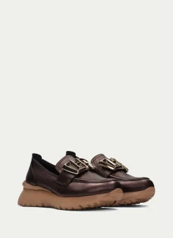 Cheap Mocasin Polinesia Bronce Mujer Mocasines