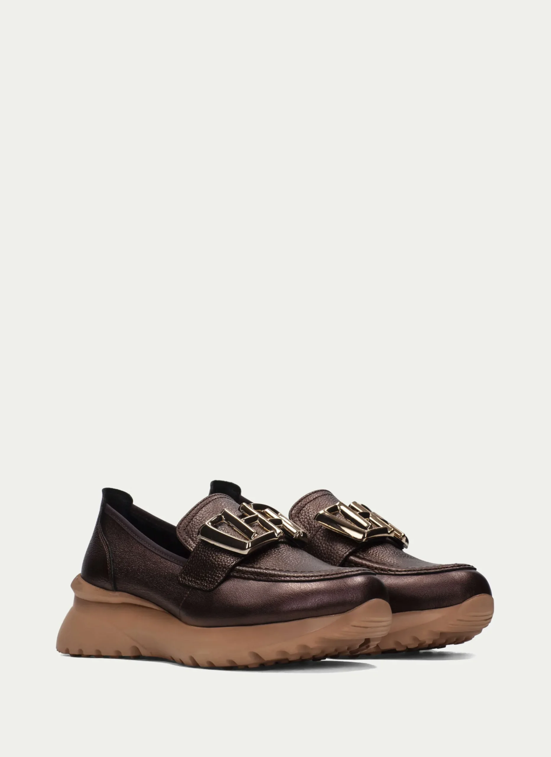 Cheap Mocasin Polinesia Bronce Mujer Mocasines