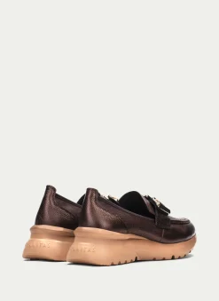 Cheap Mocasin Polinesia Bronce Mujer Mocasines