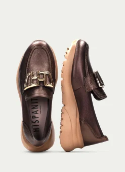 Cheap Mocasin Polinesia Bronce Mujer Mocasines