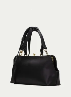 Clearance Top Handle Negro Mujer Top Handle