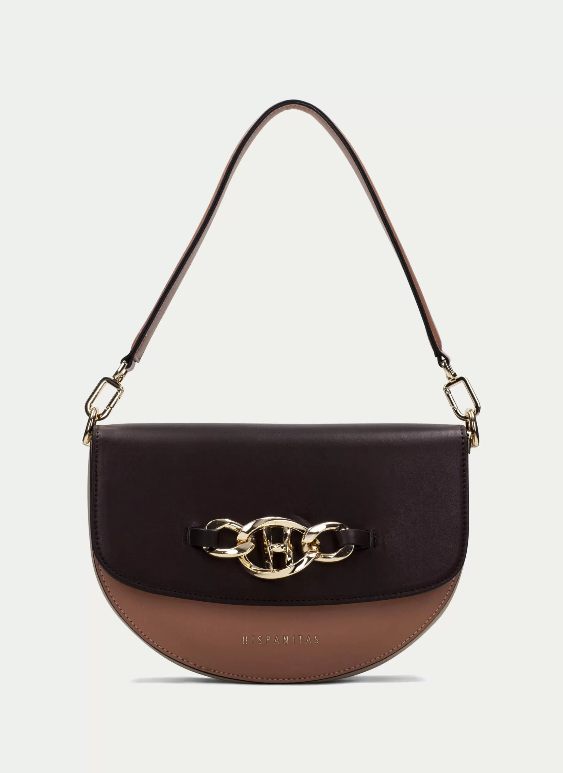 HISPANITAS Bolso De Hombro Marron Apricot Outlet